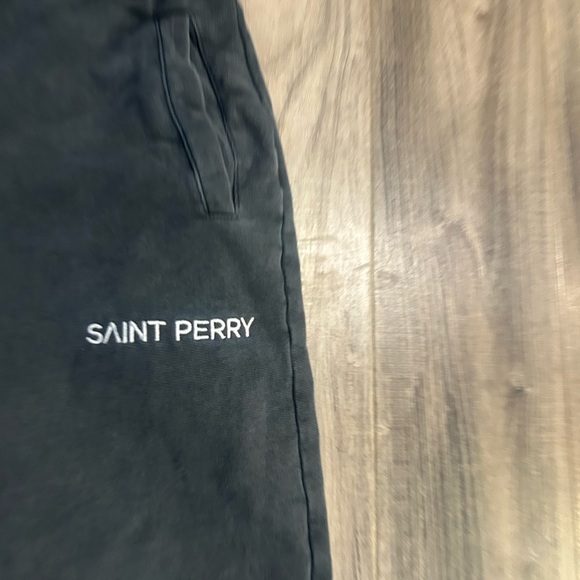 SAINT PERRY Men's Grey Cotton Sweatpant - Vintage Gray - Picture 5 of 9